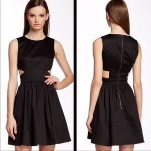 French Connection black side cut out dress